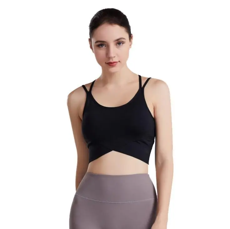 Women's Clothing OEM Custom Lady Solid Color Strappy Sports Bra Women Fitness Gym Wear Sexy Nylon Activewear TopsWomen's Tank T
Women's Clothing OEM Custom Lady Solid Color Strappy Sports Bra Women Fitness Gym Wear Sexy Nylon Activewear TopsWomen's Tank T