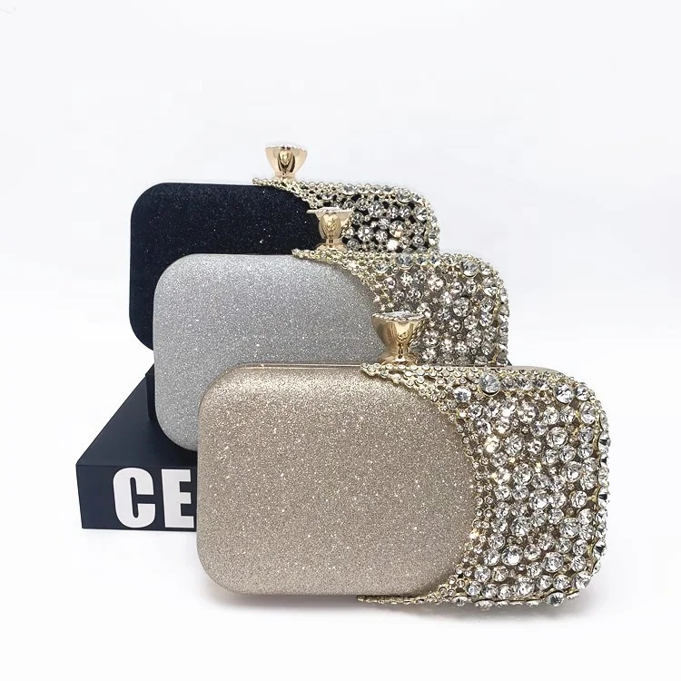 Latest Arrival Luxury Diamond-studded Banquet Cosmetic Bag Crossbody Chain Clutch Evening Handbag For Party, 3 colors
Latest Arrival Luxury Diamond-studded Banquet Cosmetic Bag Crossbody Chain Clutch Evening Handbag For Party, 3 colors