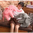 Super soft fabric elephant plush toy stuffed elephant colorful toys soft baby elephant toys for sale