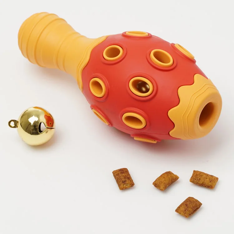 Vking custom natural durable rubber bowling ball puzzle leaked food squeaky rubber dog toys ball, Picture
Vking custom natural durable rubber bowling ball puzzle leaked food squeaky rubber dog toys ball, Picture