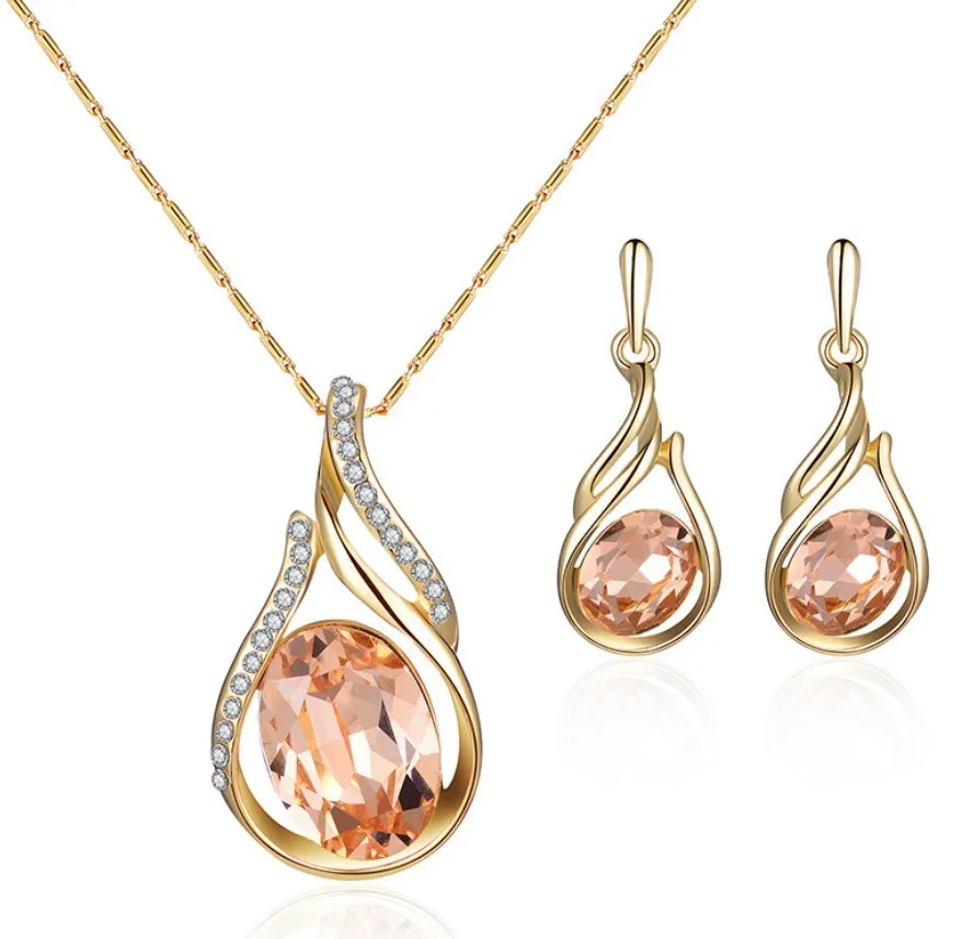 00303-4 Fashion 2021 Bridal Jewelry Crystal Necklace Earrings Set Alloy Plating Wedding Jewelry Set
00303-4 Fashion 2021 Bridal Jewelry Crystal Necklace Earrings Set Alloy Plating Wedding Jewelry Set