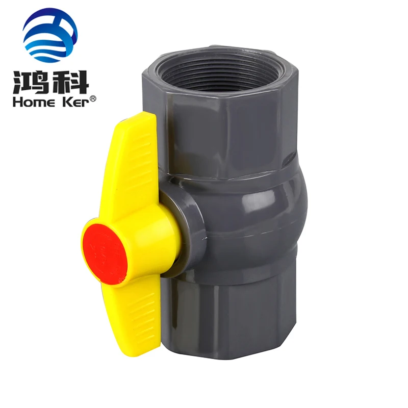 

Chinese Hot Sale Low Price 2 Inch Black PVC Octagonal Ball Valve Plastic Pvc Ball Valve