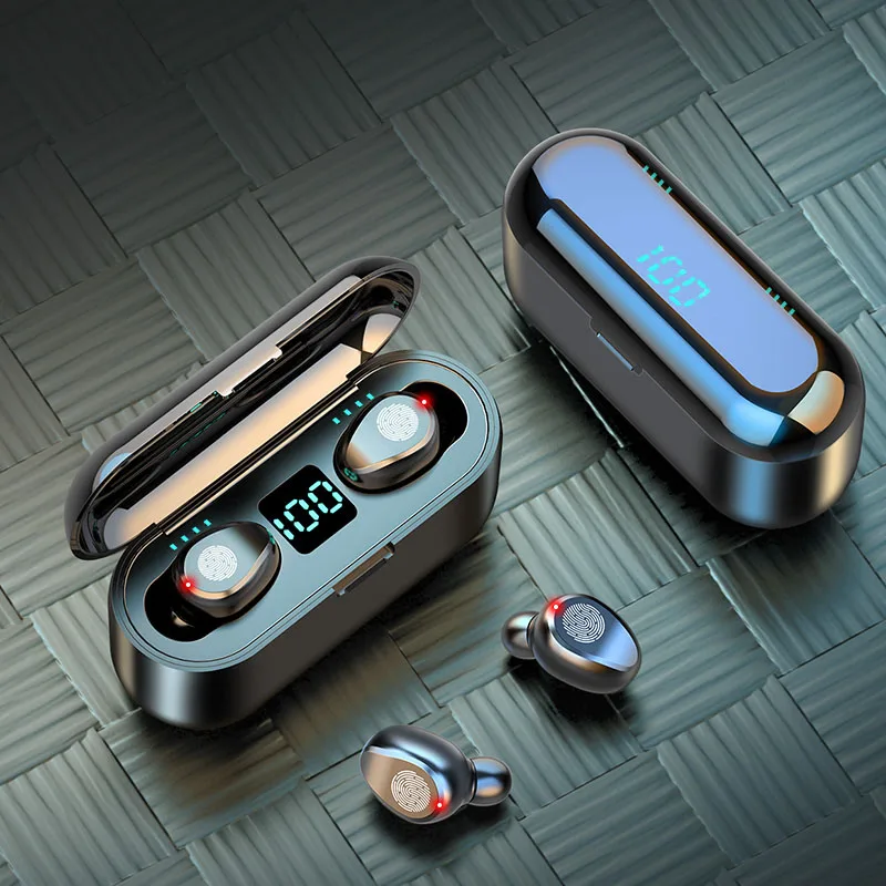 Intelligent compatible IPX7 waterproof f9 earbugs wireless with long lasting battery
Intelligent compatible IPX7 waterproof f9 earbugs wireless with long lasting battery