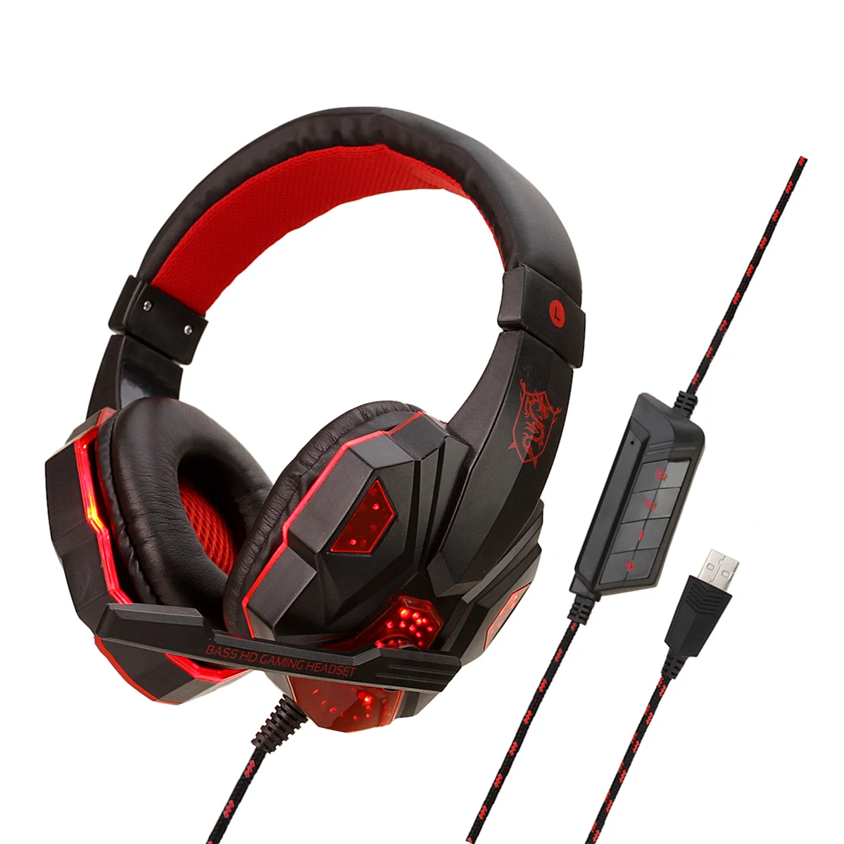 HOT Over-Ear Headphones Volume Control LED Light Gaming Headsets Cheap Wired Headphones with Microphone
HOT Over-Ear Headphones Volume Control LED Light Gaming Headsets Cheap Wired Headphones with Microphone