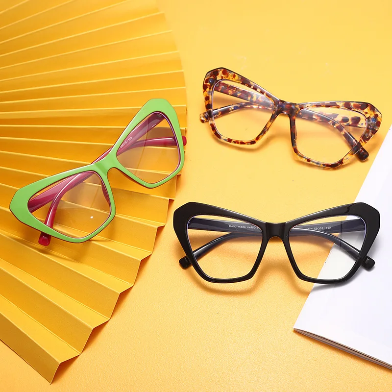 2022 Popular Simple Style Colorful Design Oversized 2023 Cat Eye Frame Anti Blue Light Blocking Computer Glasses
2022 Popular Simple Style Colorful Design Oversized 2023 Cat Eye Frame Anti Blue Light Blocking Computer Glasses