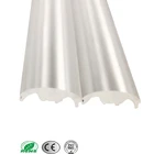 Frosty transparent acrylic bi-color lampshade aluminium reflector lamp shade