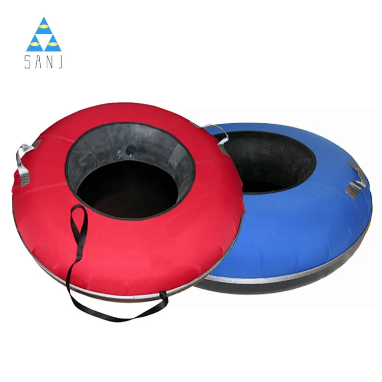 Inflatable Snow Tube,Inflatable Snow Skiing Sledge,Towable Water Skiing Circle