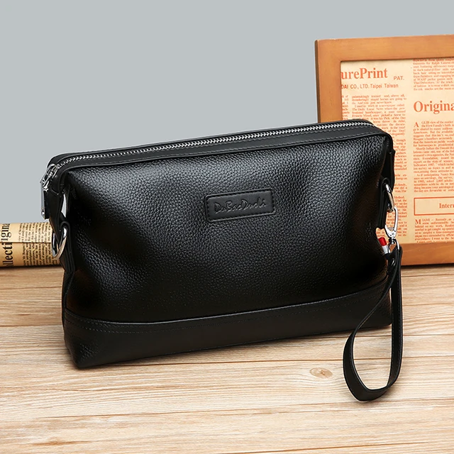 New style men's clutch leather mobile phone bag multifunctional soft leather messenger bag trendy shoulder bag handbag for men, Black
New style men's clutch leather mobile phone bag multifunctional soft leather messenger bag trendy shoulder bag handbag for men, Black