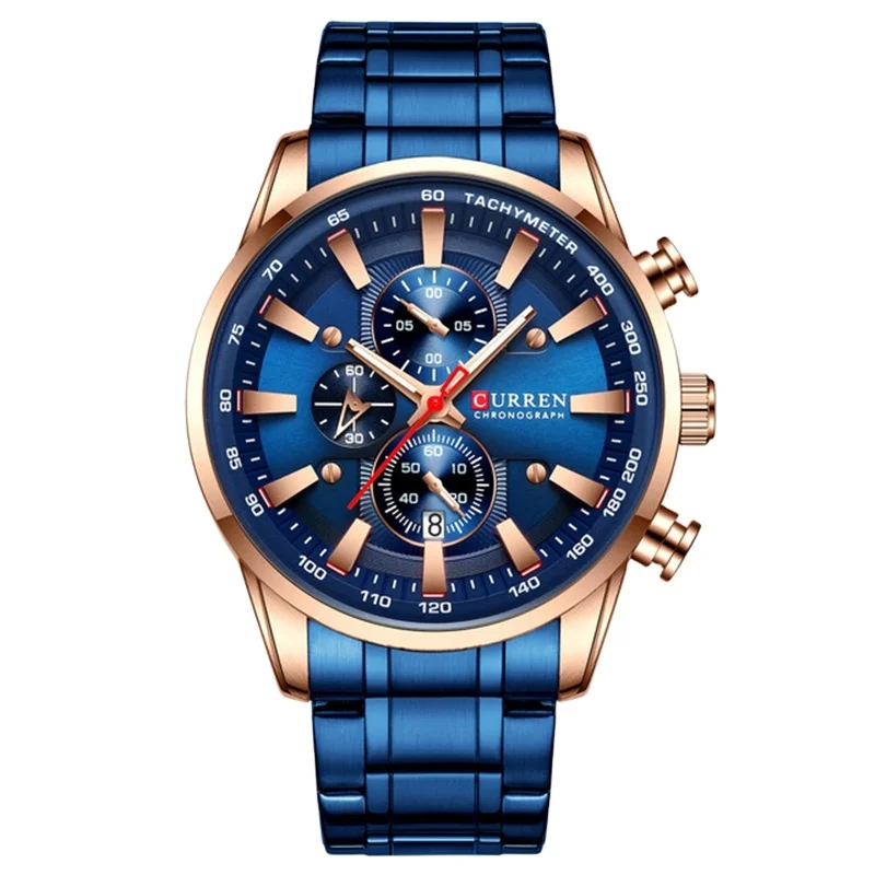 CURREN High Quality Fashion Luxury Men's Casual Sports Watch Chronograph Waterproof Watch 8351 relogio masculino
CURREN High Quality Fashion Luxury Men's Casual Sports Watch Chronograph Waterproof Watch 8351 relogio masculino