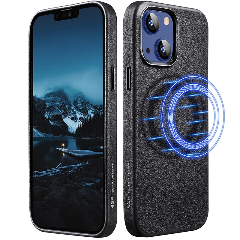 ESR Supported magsafe Real leather marmor back cover Protection phone case for iphone 13/13Pro/13Pro Max Case
ESR Supported magsafe Real leather marmor back cover Protection phone case for iphone 13/13Pro/13Pro Max Case