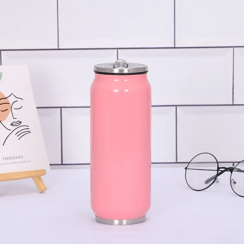 Spray Painting Customized Cola Can Shape Cup Insulated Water Bottle Double Wall Vacuum Flask Coffee Mug, Black/white/pink/green
Spray Painting Customized Cola Can Shape Cup Insulated Water Bottle Double Wall Vacuum Flask Coffee Mug, Black/white/pink/green