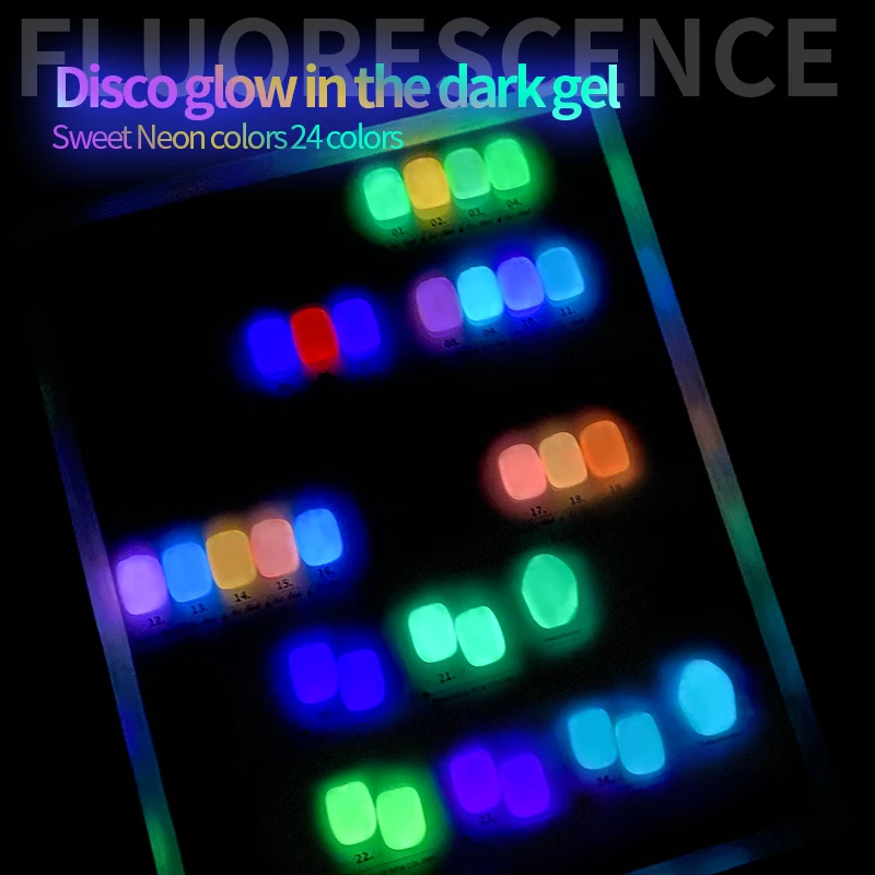 New Product Private label gel nail polish Neon colors Glow in the dark gel Soak off Nail Salon Products
New Product Private label gel nail polish Neon colors Glow in the dark gel Soak off Nail Salon Products