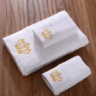 Luxury Hotel Spa Organic Cotton Face Custom Shower White Bath Towel