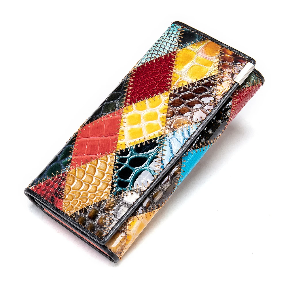Westal 4131 Fashion Card Women's Wallet Genuine Leather Female Clutch Bag Long Wallet Bag Ladies Clutch Money Purse, Black
Westal 4131 Fashion Card Women's Wallet Genuine Leather Female Clutch Bag Long Wallet Bag Ladies Clutch Money Purse, Black