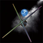 Newest wifi 3D holographic led fan display, 3D hologram advertising fan