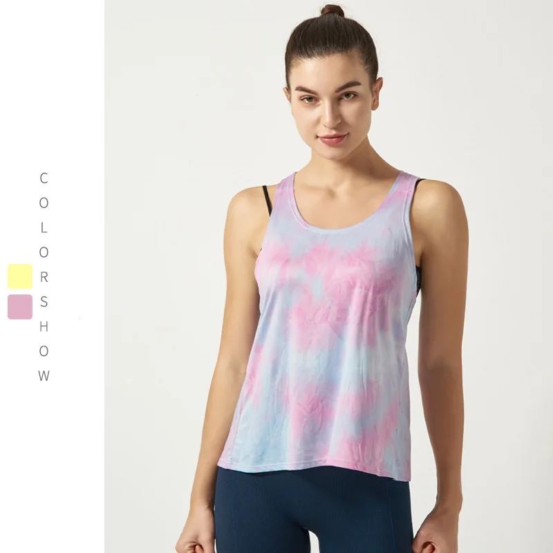 Wholesale Womens Sports Gym Tie Die Running Vest Fitness Jogging Yoga tie dye Tank Top for Women
Wholesale Womens Sports Gym Tie Die Running Vest Fitness Jogging Yoga tie dye Tank Top for Women