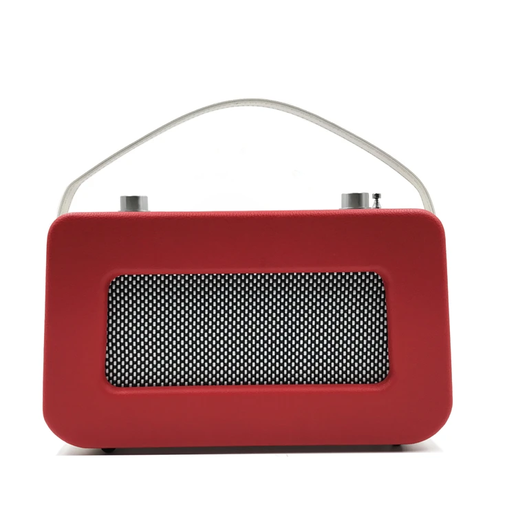 Hot sale Portable FM radio retro style DAB alarm clock radio