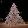 Vietnam 8 inches mini candle lamp clear clips lighting slim shape decoration led candles christmas tree light