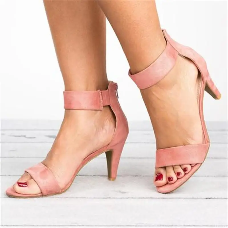 Summer Sandals Women Summer Classic Buckle Strap Suede High Heels Shoes Plus Size 43
Summer Sandals Women Summer Classic Buckle Strap Suede High Heels Shoes Plus Size 43