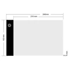Hot Sale Slim Acrylic Panel Lightup Tracing Pad Light Box A5 tracing light pad Xray For Drawing