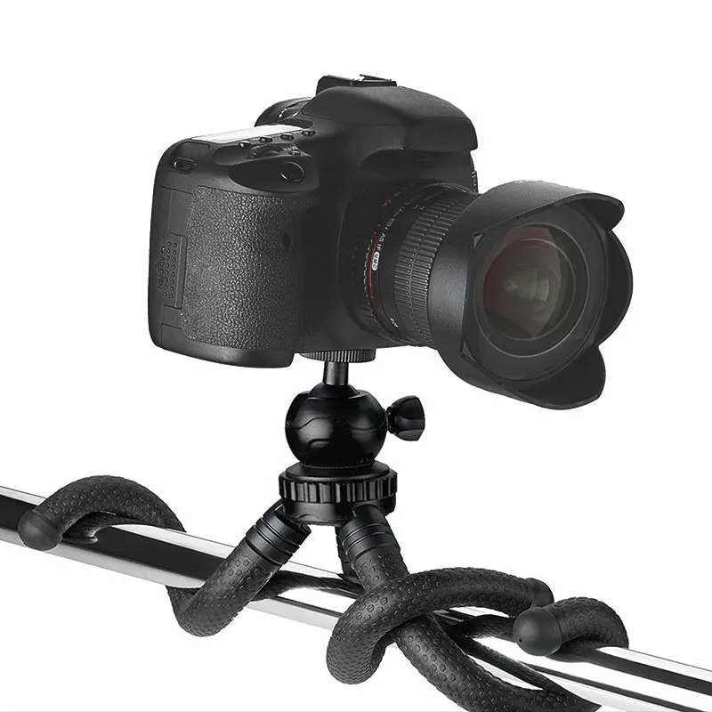 360 Rotating Mini Flexible Camera Tripod with Wireless Remote Shutter Camera Accessories
360 Rotating Mini Flexible Camera Tripod with Wireless Remote Shutter Camera Accessories