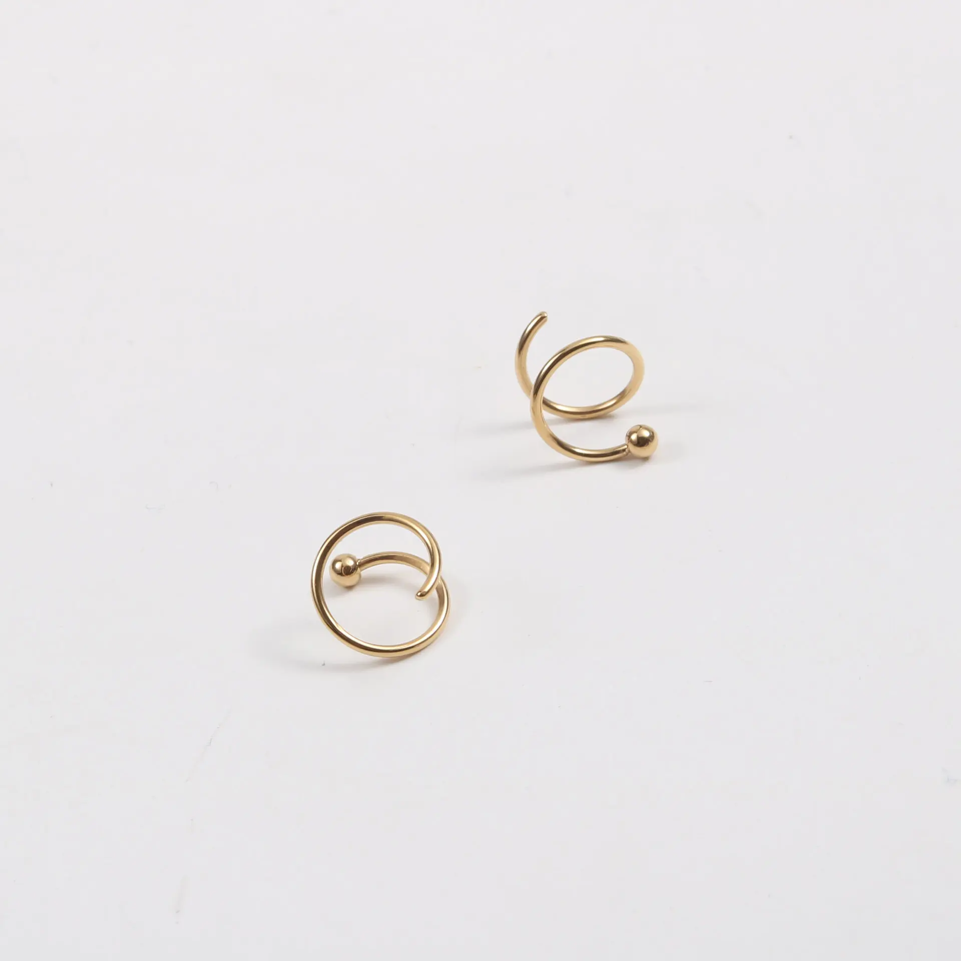JOOLIM High End 18K Gold Plated Dainty Spiral Threading Earring Design Jewelry Wholesale
JOOLIM High End 18K Gold Plated Dainty Spiral Threading Earring Design Jewelry Wholesale