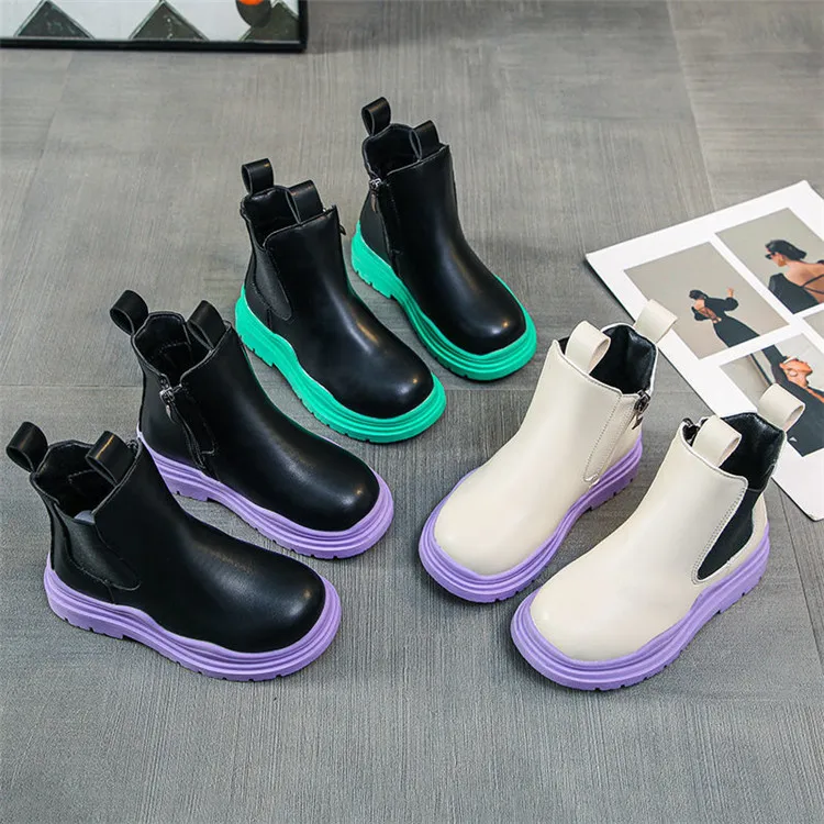 Fashion Solid 2021 Thick Soled Waterproof PU Fleece Line Winter Boots For Children Boys Girls Kids Boots
Fashion Solid 2021 Thick Soled Waterproof PU Fleece Line Winter Boots For Children Boys Girls Kids Boots