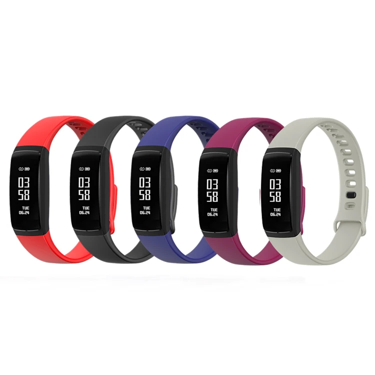 

FITUP v07s Oled 0.87inch mini fitness tracker bracelet Health heart rate smart fitness tracker wristband, White;purple;blue;red;black