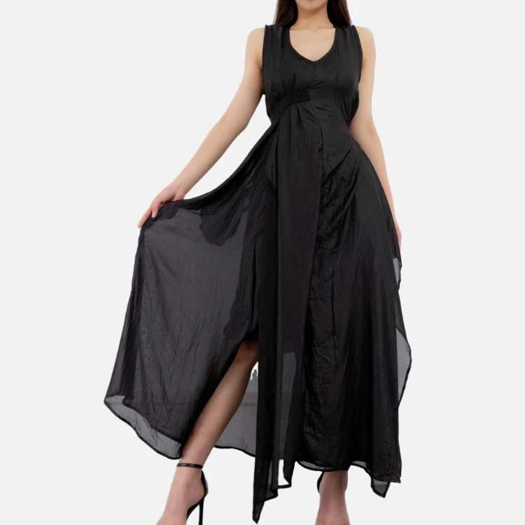 Enyami Classic Dress Elegant Party Ropa De Mujer Sleeveless V Neck Black Dresses Elegant Women, Picture color
Enyami Classic Dress Elegant Party Ropa De Mujer Sleeveless V Neck Black Dresses Elegant Women, Picture color