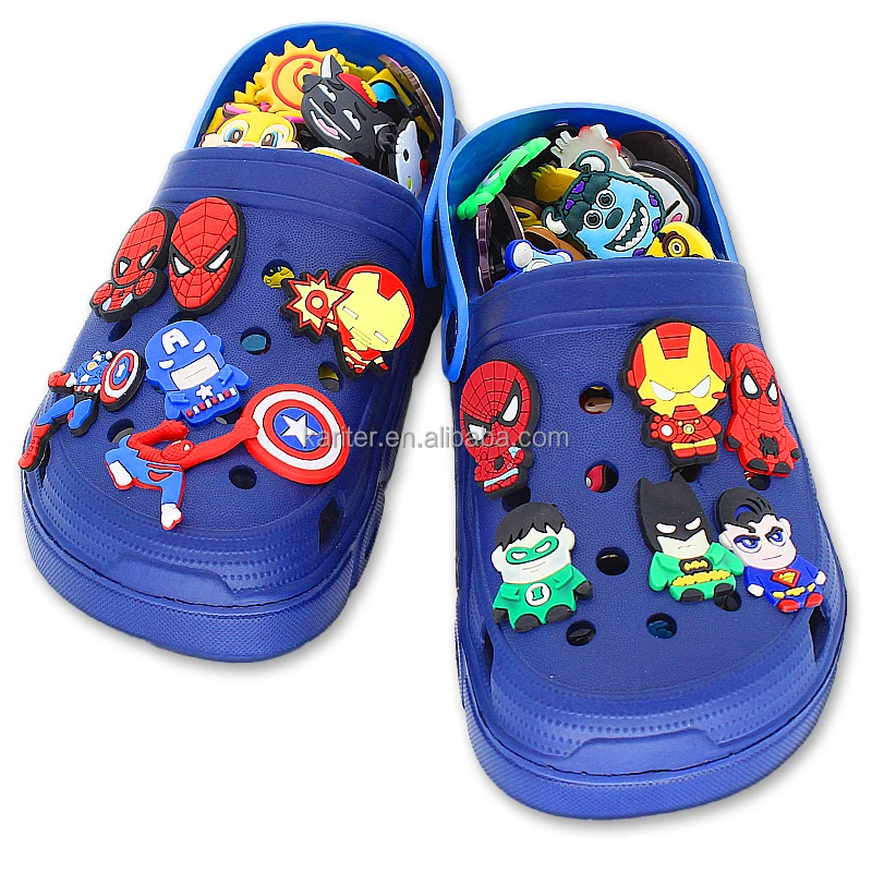 Wholesale price designer soft pvc superhero shoes charm Croc Shoe Charm For Clog Shoes charms, Picture
Wholesale price designer soft pvc superhero shoes charm Croc Shoe Charm For Clog Shoes charms, Picture