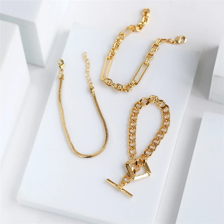 Aimgal Minimal punk retro geometric bracelet bracelet with gold plated snake bone bracelet for women
Aimgal Minimal punk retro geometric bracelet bracelet with gold plated snake bone bracelet for women