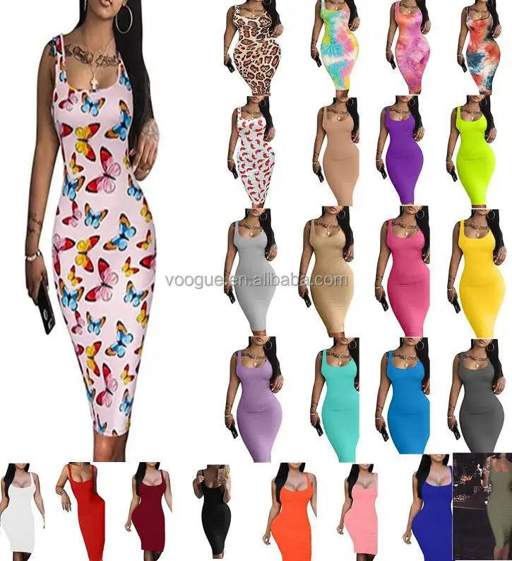 Summer Lady Sexy Vest Skirt Sleeveless Close Fitting Shoulder Slim Casual Women Bodycon Dresses, Shown
Summer Lady Sexy Vest Skirt Sleeveless Close Fitting Shoulder Slim Casual Women Bodycon Dresses, Shown