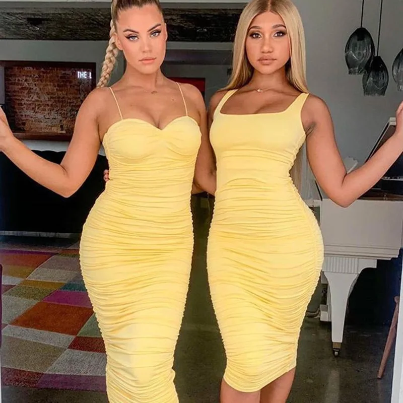 Fashion Women Long Dresses Summer Bridesmaid Square Neck Dresses Ladies Sleeveless Pleated Casual Long Dresses
Fashion Women Long Dresses Summer Bridesmaid Square Neck Dresses Ladies Sleeveless Pleated Casual Long Dresses