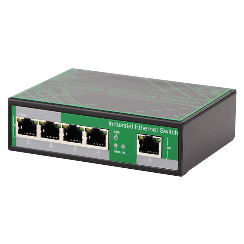 Industrial grade Ethernet switch 100 MB 5 port hub DIN card rail installation lightning protection
Industrial grade Ethernet switch 100 MB 5 port hub DIN card rail installation lightning protection