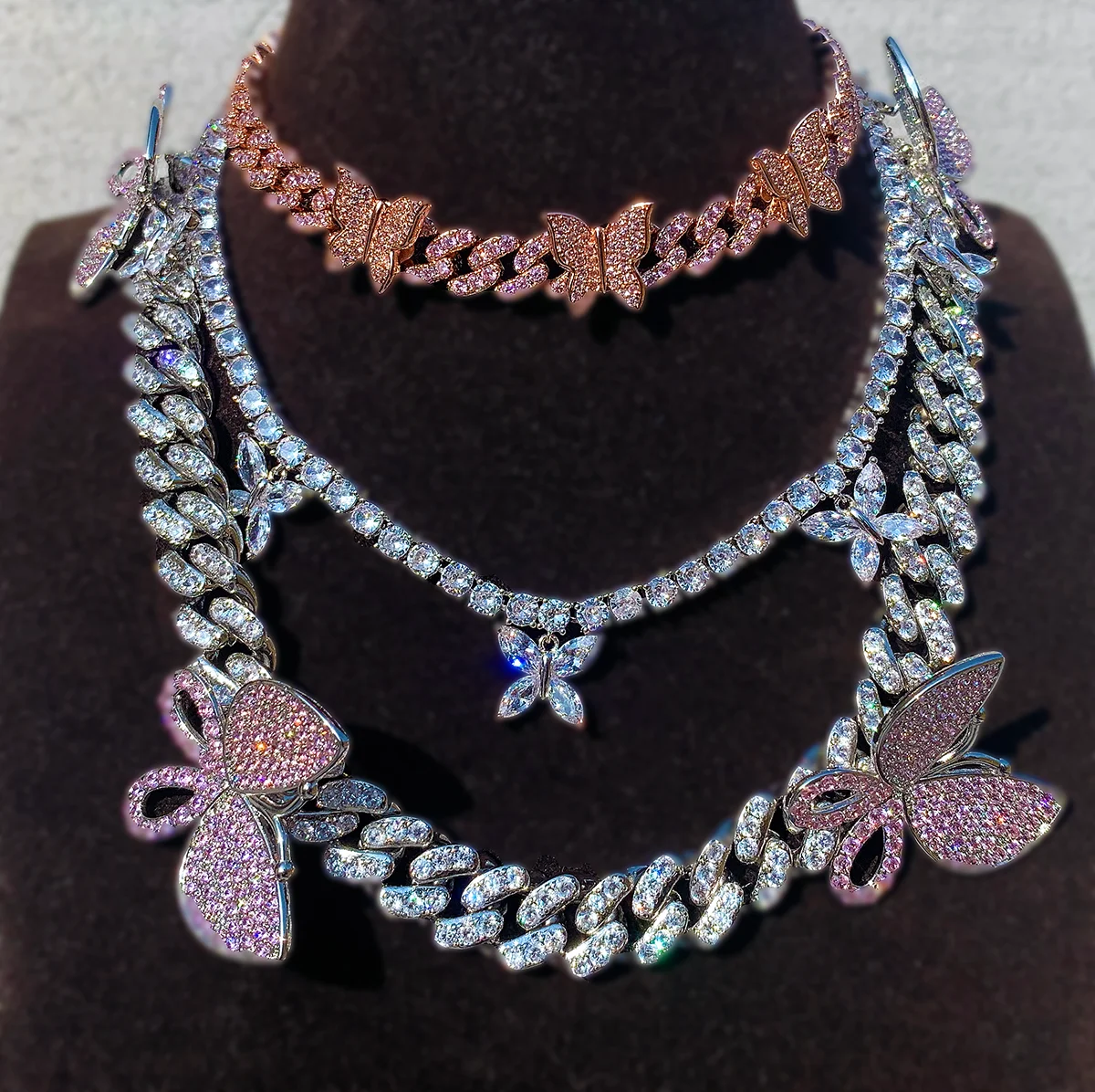 Jewellery Trendy Jewelry Necklaces, statement cuban Choker luxury Fashion Sterling Silver 925 Diamond Butterfly Necklace Women
Jewellery Trendy Jewelry Necklaces, statement cuban Choker luxury Fashion Sterling Silver 925 Diamond Butterfly Necklace Women