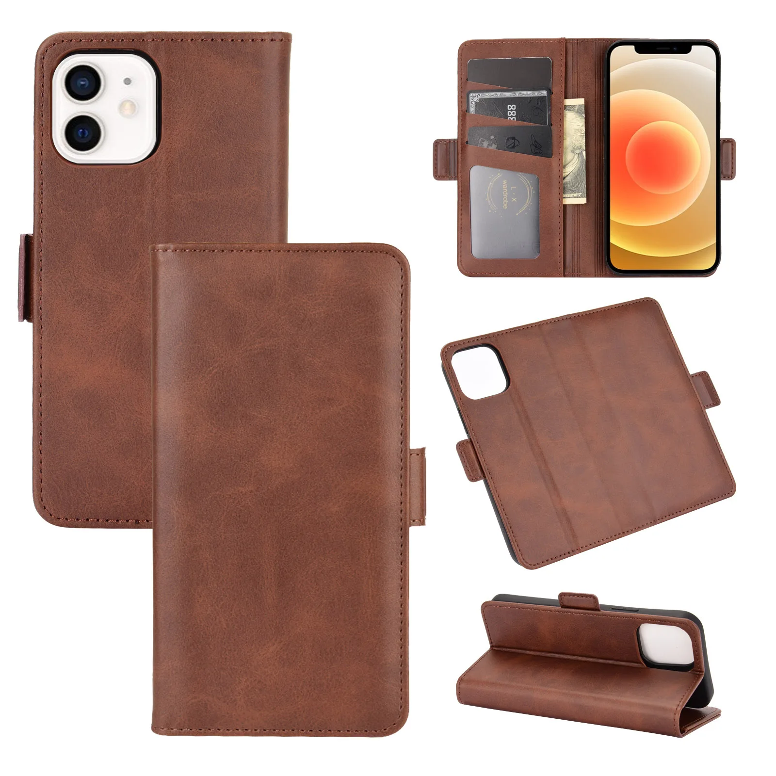 For iPhone 12 Mobile Back Cover Flip Case Housse Cover for i Phone 12 Leather Phone Case PU Leather Wallet Case Magnetic Cover, Black, brown, red, blue, yellow
For iPhone 12 Mobile Back Cover Flip Case Housse Cover for i Phone 12 Leather Phone Case PU Leather Wallet Case Magnetic Cover, Black, brown, red, blue, yellow