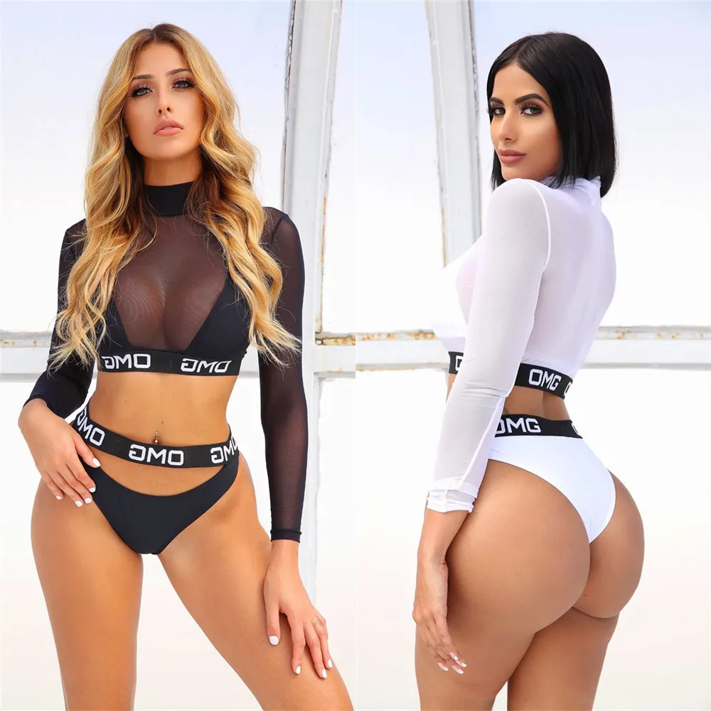 Latest Design Solid color Sexy bikini mesh 3 Piece Bathingsuits Women Swimwear Bikini, As picture showed
Latest Design Solid color Sexy bikini mesh 3 Piece Bathingsuits Women Swimwear Bikini, As picture showed