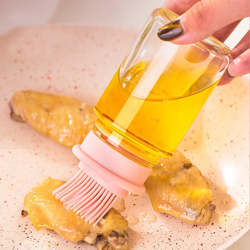 Oil Brush With Bottle Kitchen Pancake Oil Brush Honey Seasoning Barbecue Brush Oil Press Type With Bottle Integrated
Oil Brush With Bottle Kitchen Pancake Oil Brush Honey Seasoning Barbecue Brush Oil Press Type With Bottle Integrated