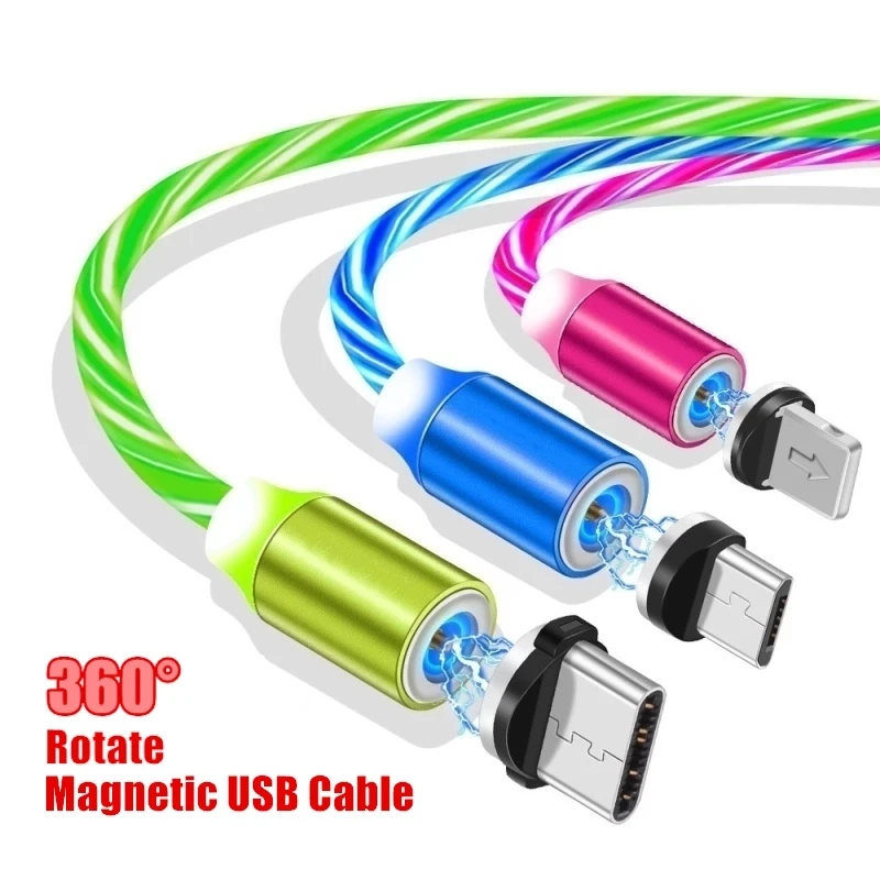 3 in 1 USB Cable Fast Charger Luminous Charger LED Magnet USB Magnetic Charging Cable For iphone Micro Type C, Blue, red, green and white
3 in 1 USB Cable Fast Charger Luminous Charger LED Magnet USB Magnetic Charging Cable For iphone Micro Type C, Blue, red, green and white