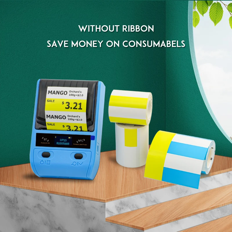 Detonger DP23 Hot Selling Blue Tooth Thermal Label Printer for Making Shelf Price Tag
Detonger DP23 Hot Selling Blue Tooth Thermal Label Printer for Making Shelf Price Tag