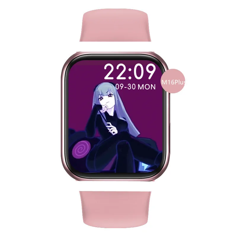 M16 Plus Smartwatch 1.75 Full Touch Screen Reloj Intelligent Series 6 BT Call Smart Split Screen Display Smart Watch M16 plus, Black,white,blue,red,pink
M16 Plus Smartwatch 1.75 Full Touch Screen Reloj Intelligent Series 6 BT Call Smart Split Screen Display Smart Watch M16 plus, Black,white,blue,red,pink