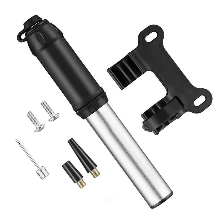 Wildmx Hot Selling Multi-functional Mini Pump for Bike 140 psi Aluminum Alloy OEM Welcomed Bicycle Pump Mini, Black silver
Wildmx Hot Selling Multi-functional Mini Pump for Bike 140 psi Aluminum Alloy OEM Welcomed Bicycle Pump Mini, Black silver