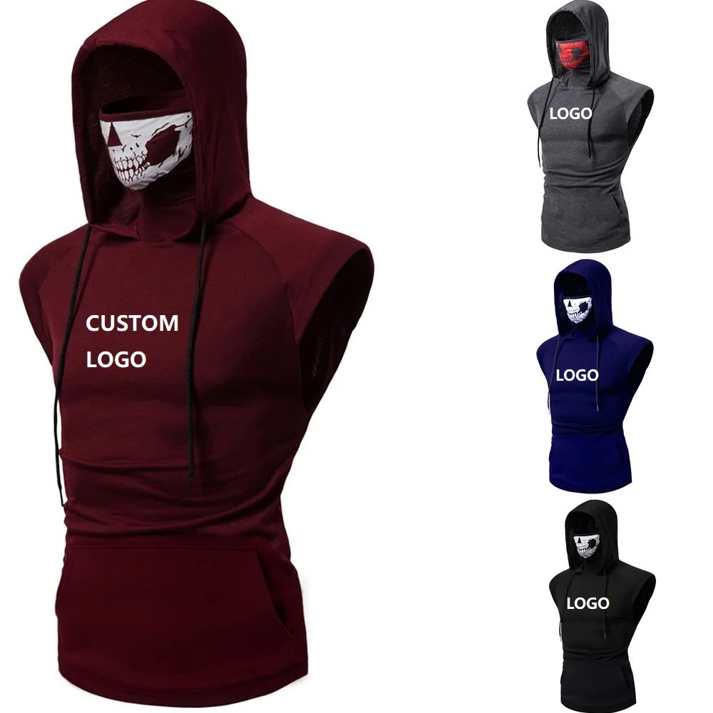 OEM T Shirt Dropshipping Wholesale Custom Logo 35% Cotton Fashion Slim Fit Sleeveless Hooded Men T-Shirts, Picture shows
OEM T Shirt Dropshipping Wholesale Custom Logo 35% Cotton Fashion Slim Fit Sleeveless Hooded Men T-Shirts, Picture shows