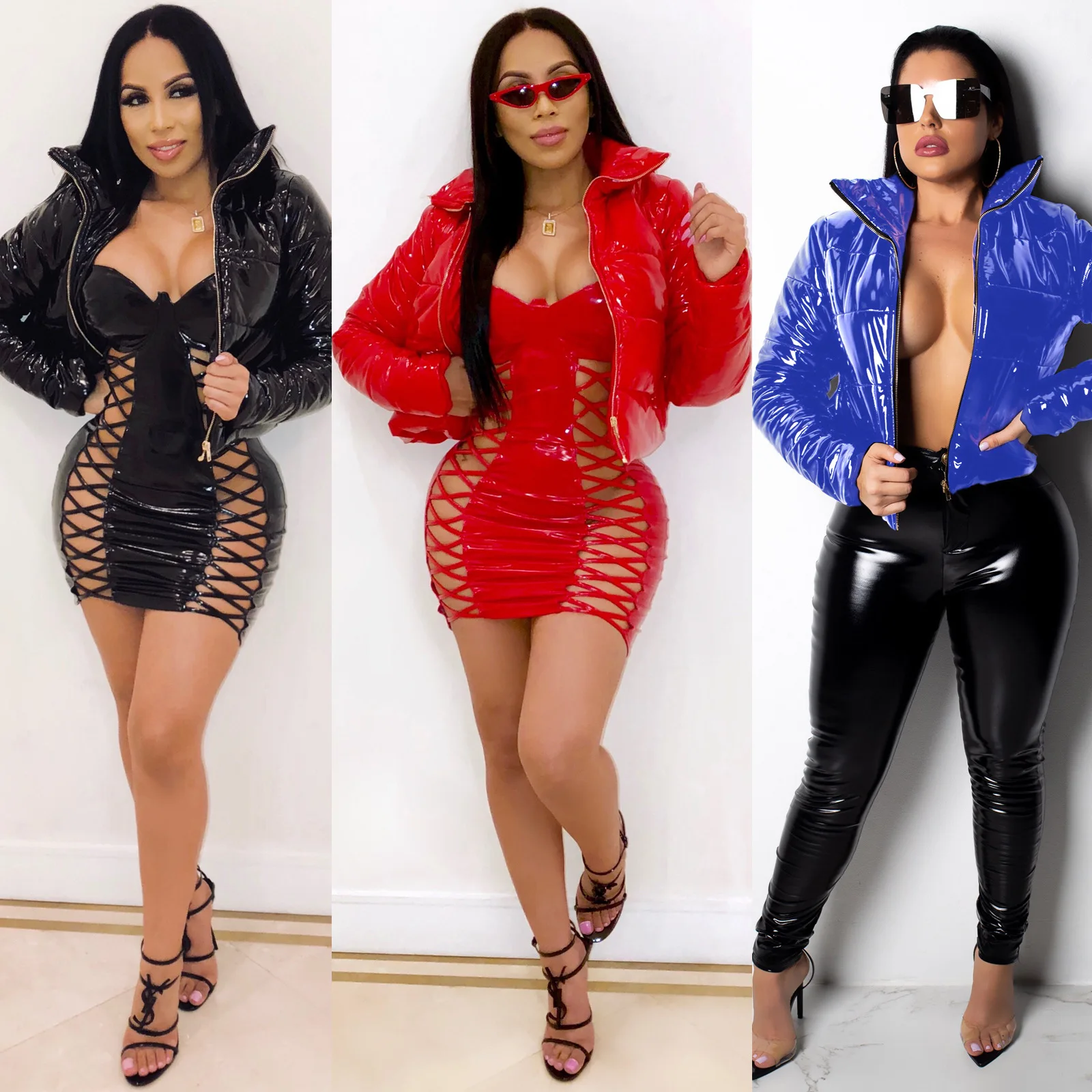 slim padded jacket women's jackets & coats stylish trench coat veste femme, Customized color
slim padded jacket women's jackets & coats stylish trench coat veste femme, Customized color