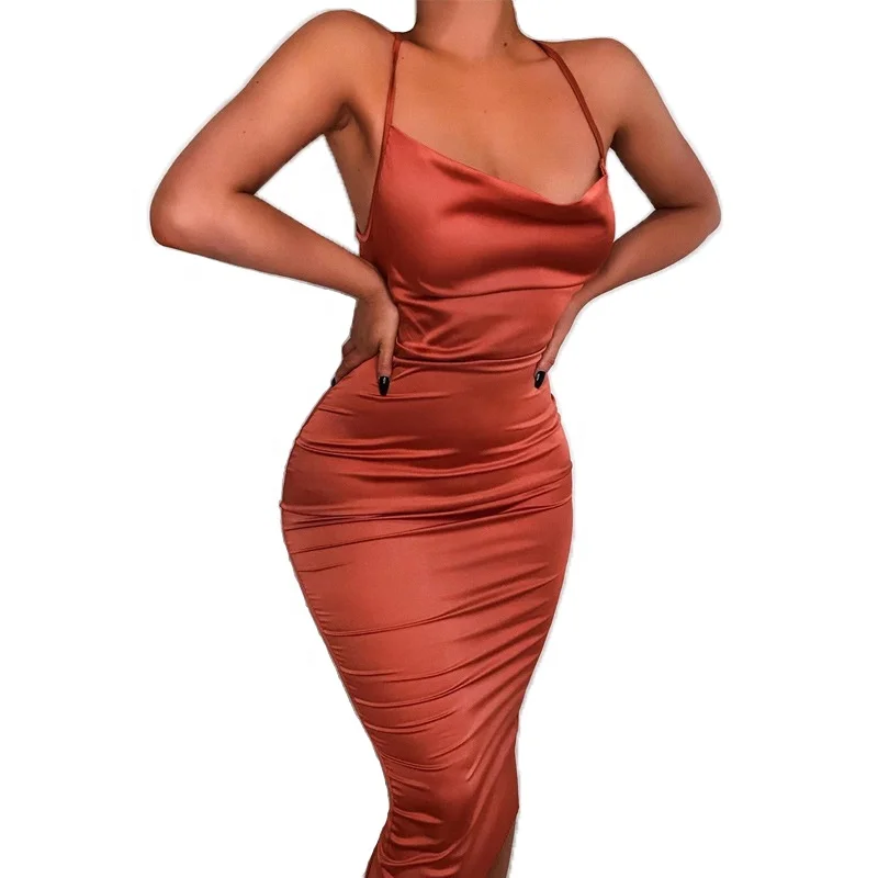 Sexy Summer Sling Bodycon Midi Dresses Women Lady Elegant Party Wear, As picture or customized make
Sexy Summer Sling Bodycon Midi Dresses Women Lady Elegant Party Wear, As picture or customized make
