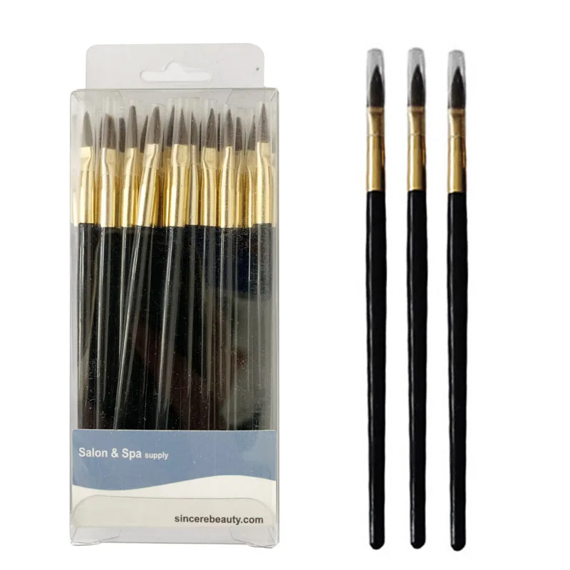 Disposable Deluxe Tapered Pony Hair Lip Brush for Lip Stick Balm Liner Application 25 Counts Per Bag
Disposable Deluxe Tapered Pony Hair Lip Brush for Lip Stick Balm Liner Application 25 Counts Per Bag