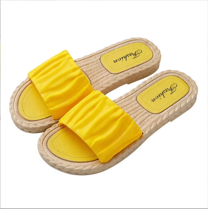 2022 new women's outer wear slippers pleated wide woven nude color simple all-match ladies slippers shoes wholesale from china
2022 new women's outer wear slippers pleated wide woven nude color simple all-match ladies slippers shoes wholesale from china