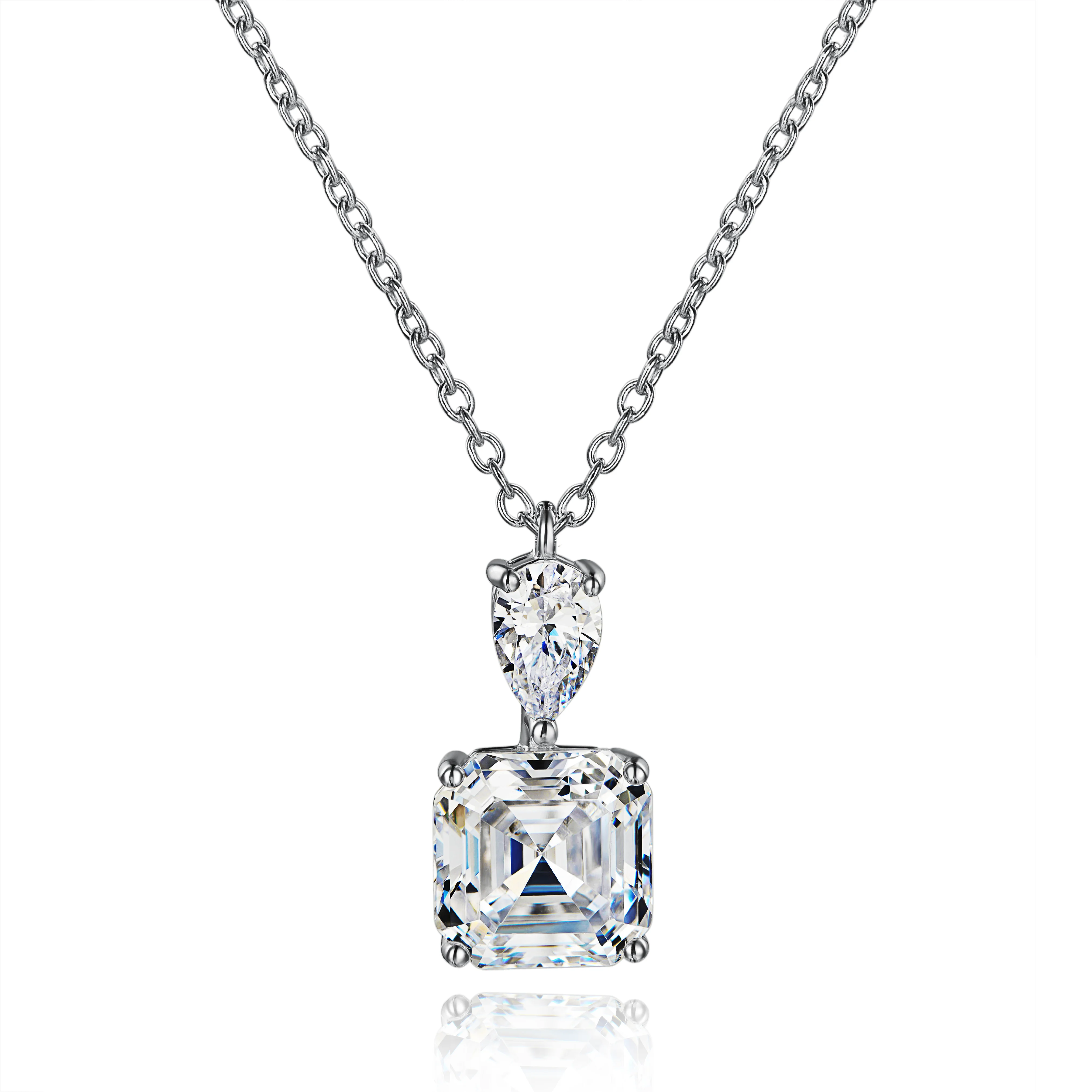 Custom Personalized White Gold Diamond Necklace Women Charm 925 Sterling Silver Gold Plated Necklaces Fine Jewelry Stone
Custom Personalized White Gold Diamond Necklace Women Charm 925 Sterling Silver Gold Plated Necklaces Fine Jewelry Stone