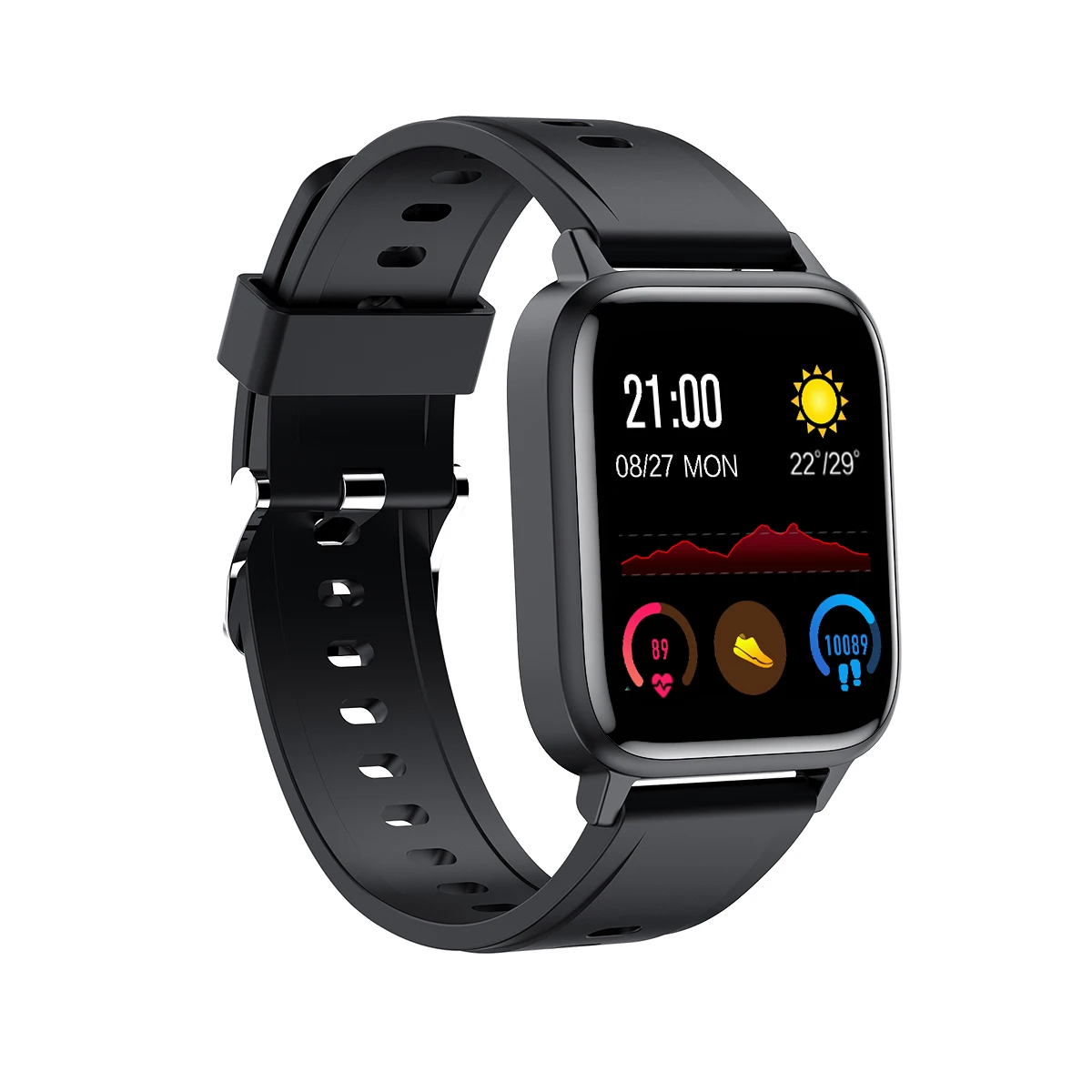 Android IOS universal high-quality multi-function waterproof heart rate smart watch
Android IOS universal high-quality multi-function waterproof heart rate smart watch