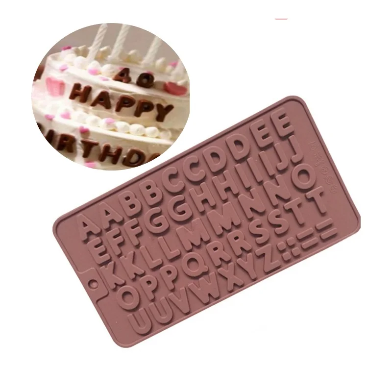 Alphabet shape chocolate molds letter candy cake decorating tools silicone resin molds
Alphabet shape chocolate molds letter candy cake decorating tools silicone resin molds
